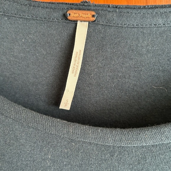 Free People Celine Long Sequin Sleeve Top - Picture 3 of 3